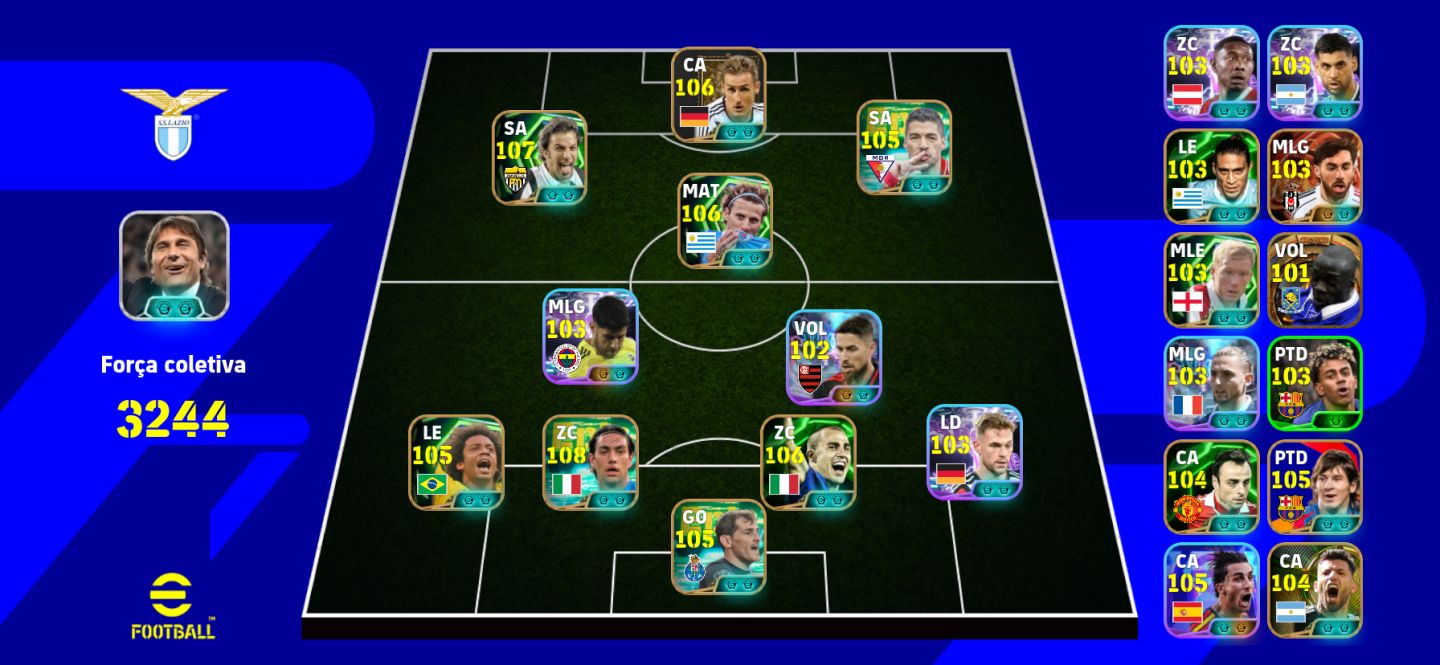 Uma conta de efootball móbile