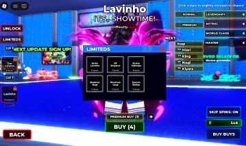 CONTAS BLUE LOCK RIVALS 6 limitados+itens limitados+skins