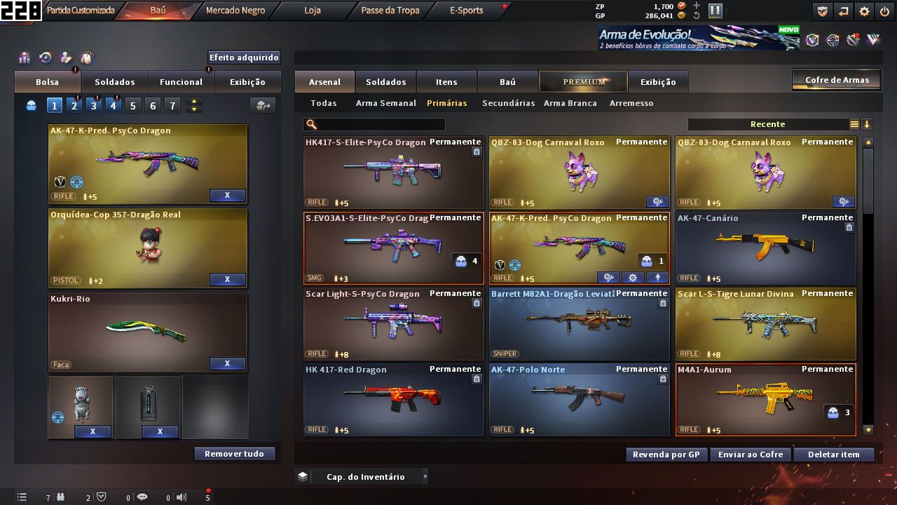 CONTA BARRINHA CROSSFIRE MUITO BOA PARA JOGAR RANQUEADA COD FX5