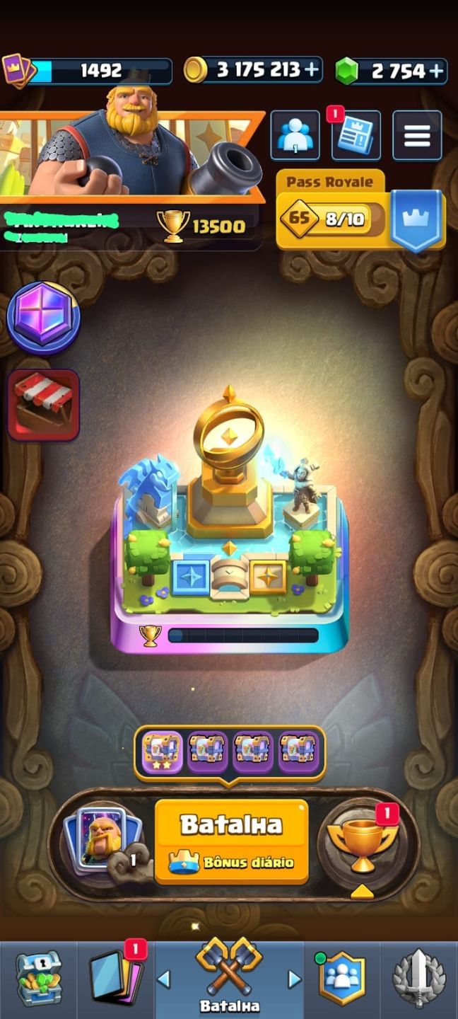 CONTA CLASH ROYALE 10 ANOS SUPER GEMADA | PREÇO NEGOCIÁVEL