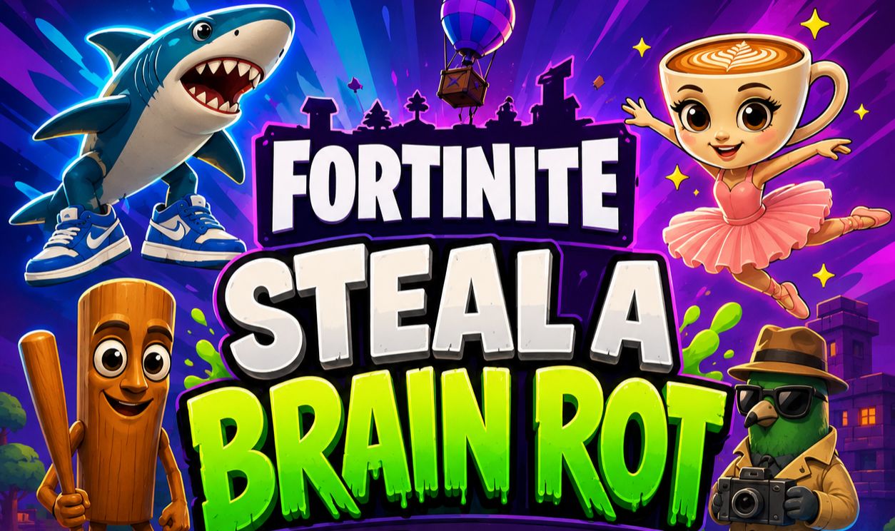 FORTINITE STEAL A BRAINROT STORE (STB - FORTINITE) Promoçao