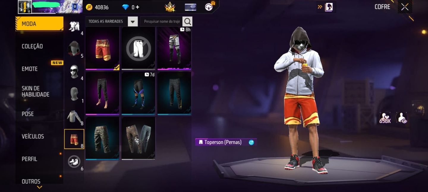 CONTA FF COMPLETA NV 18 - CONJUNTO SOMBRA DA NOITE + FOICE ECLIPSE LUNAR + CARTÃ