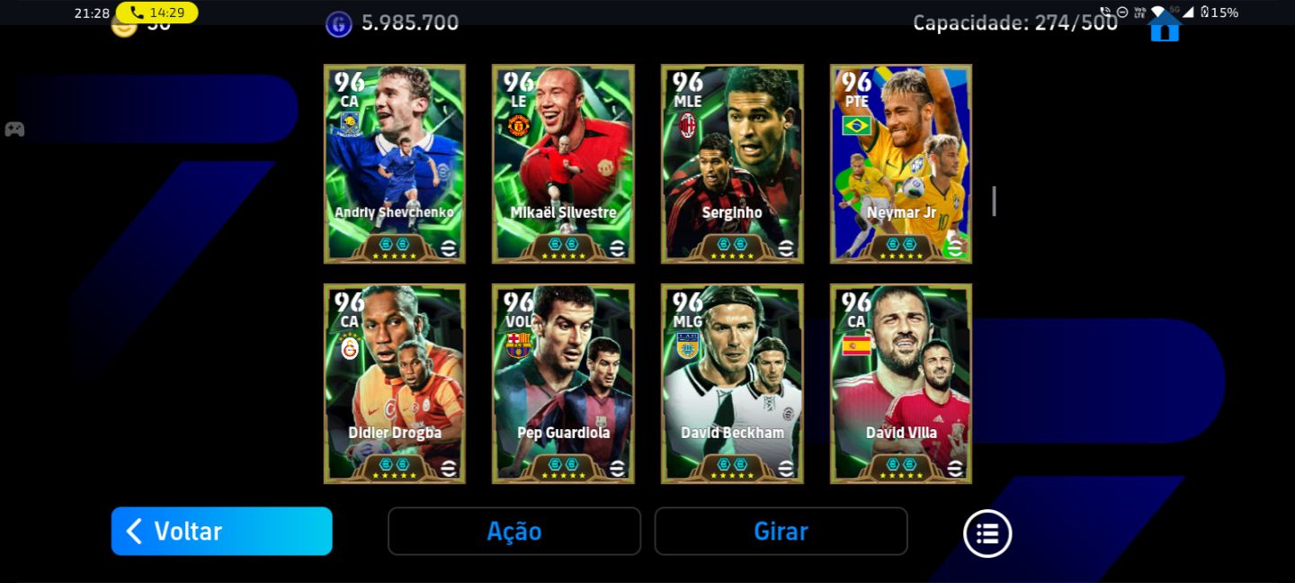Conta de efootball 200