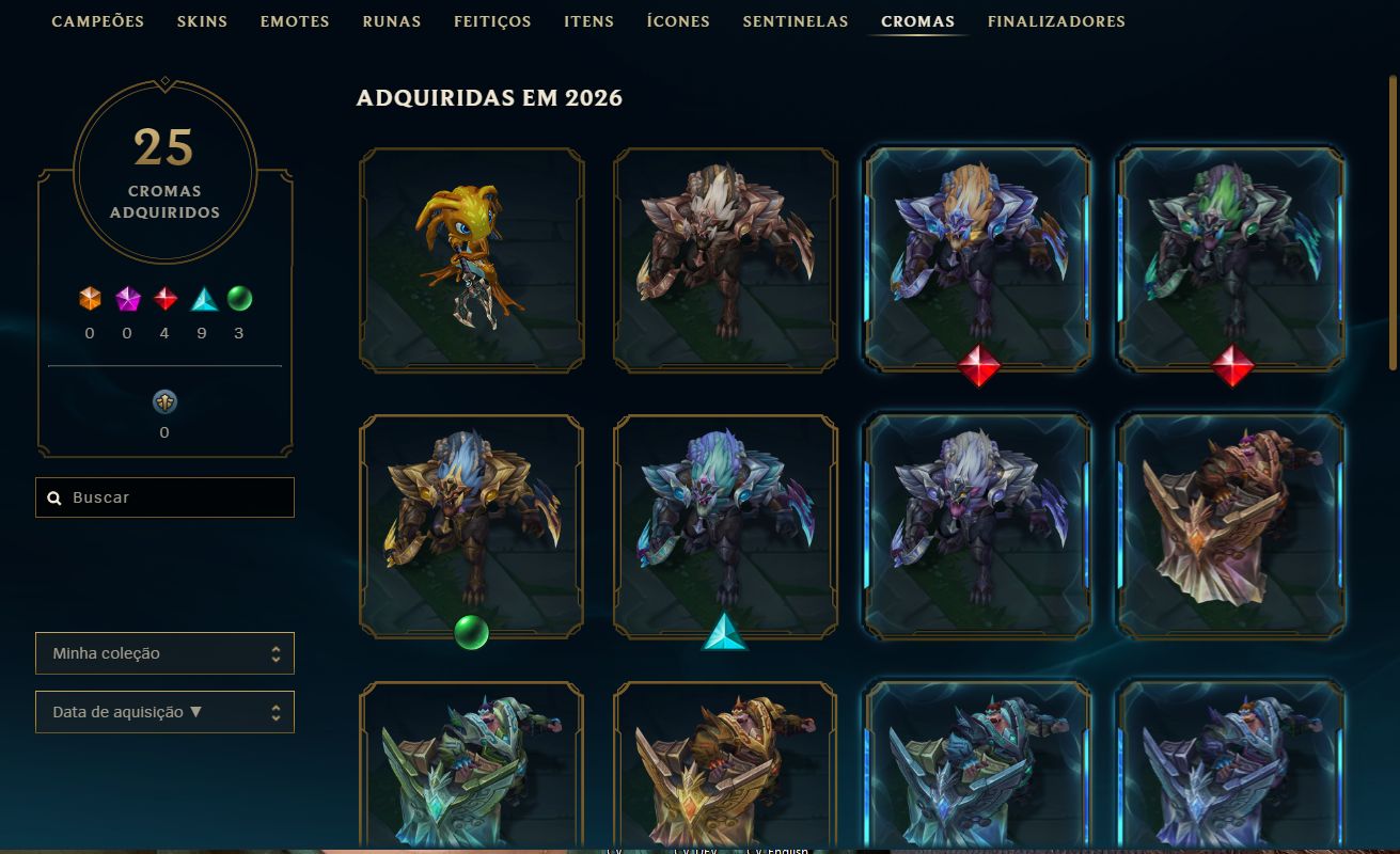 CONTA Diamante 1 50PDL | 33 Skins | Full Acesso HANDLVL
