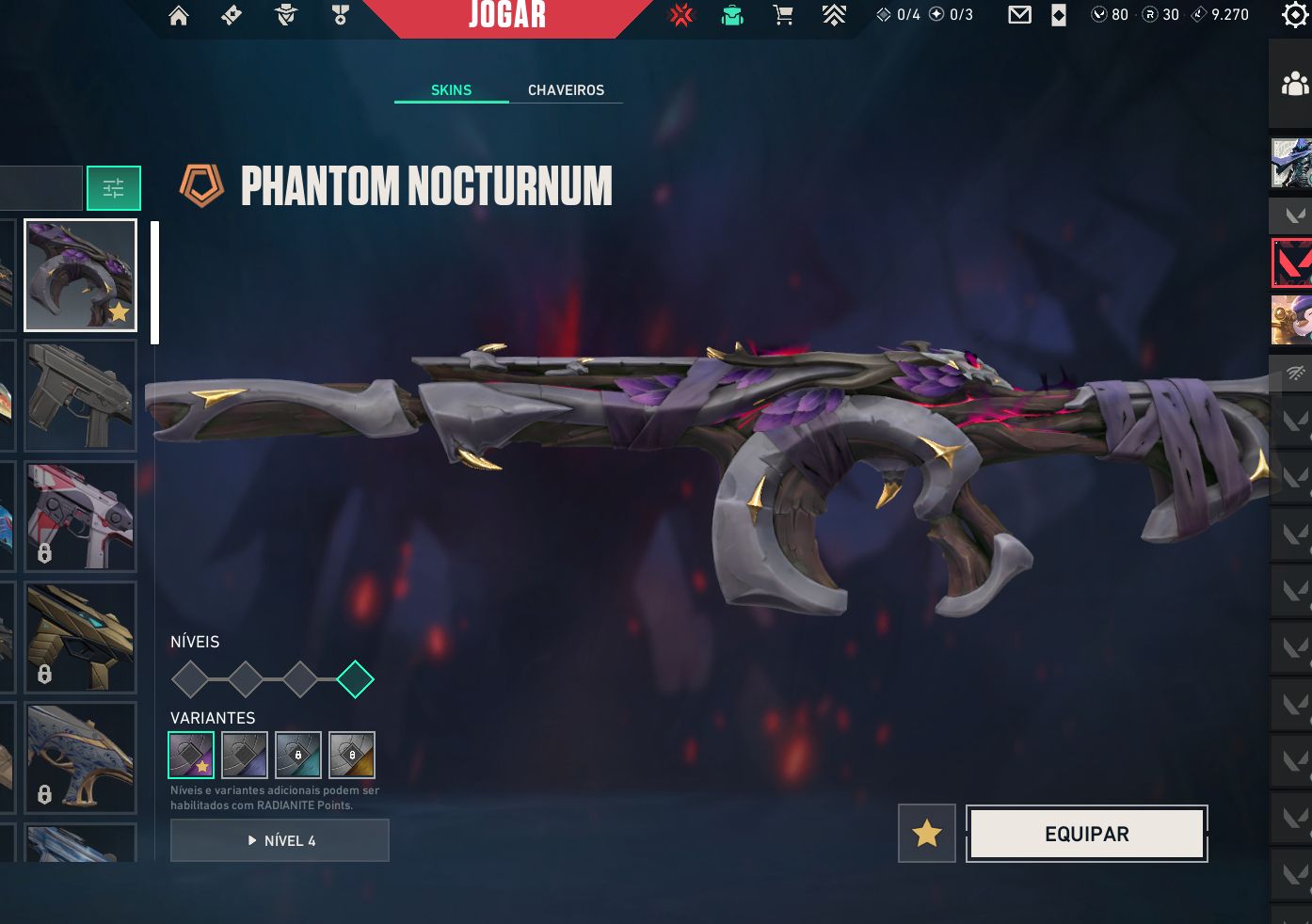 CONTA VALORANT MUITAS SKINS 1k gasto
