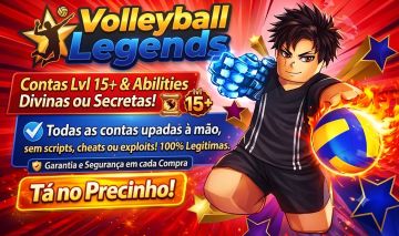 Contas com Secretos Volleyball Legends