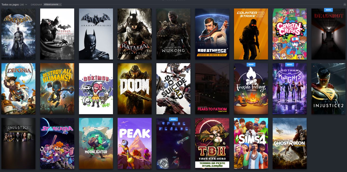 CONTA CS2 PREMIER 15K + WUKONG + JOGOS DC + JOGOS VARIADOS