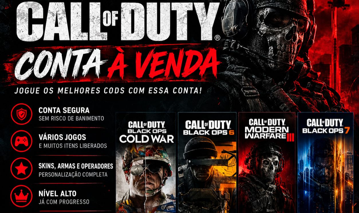 |CONTA COD | WARZONE | BO7 | BO6 | MW3 | COLD WAR|
