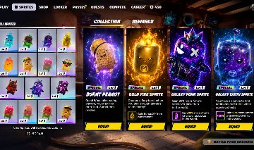 Fortnite Elementais - Galaxy Punk/Dream/King - Gummy Zero