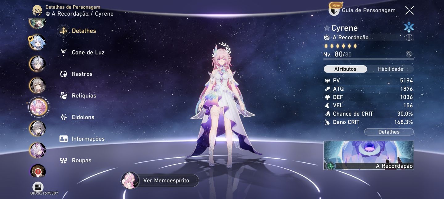 Honkai Star Rail conta com times para the herta, phainon e anaxa.