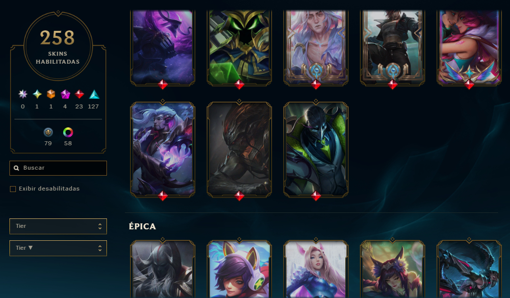 Conta LOL Full Champs e Valorant Jinx Exaltada (2017)