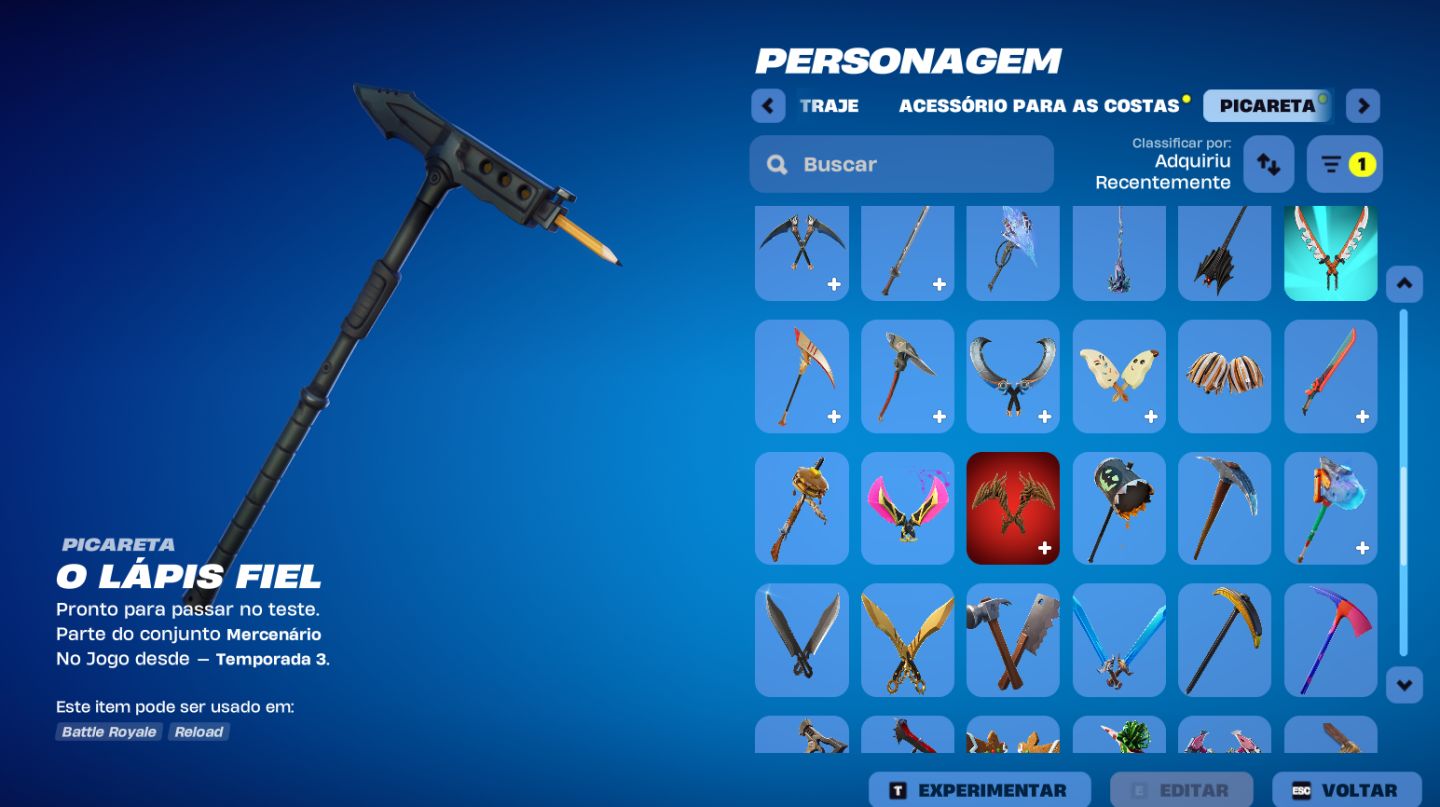 Conta Fortnite, Com skin antiga e salve o mundo fundador