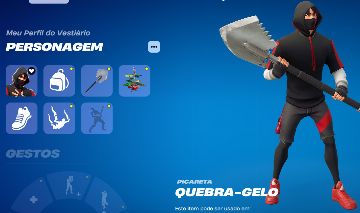 CONTA FORTNITE A VENDA COM IKONIK E MACHADO KRATOS
