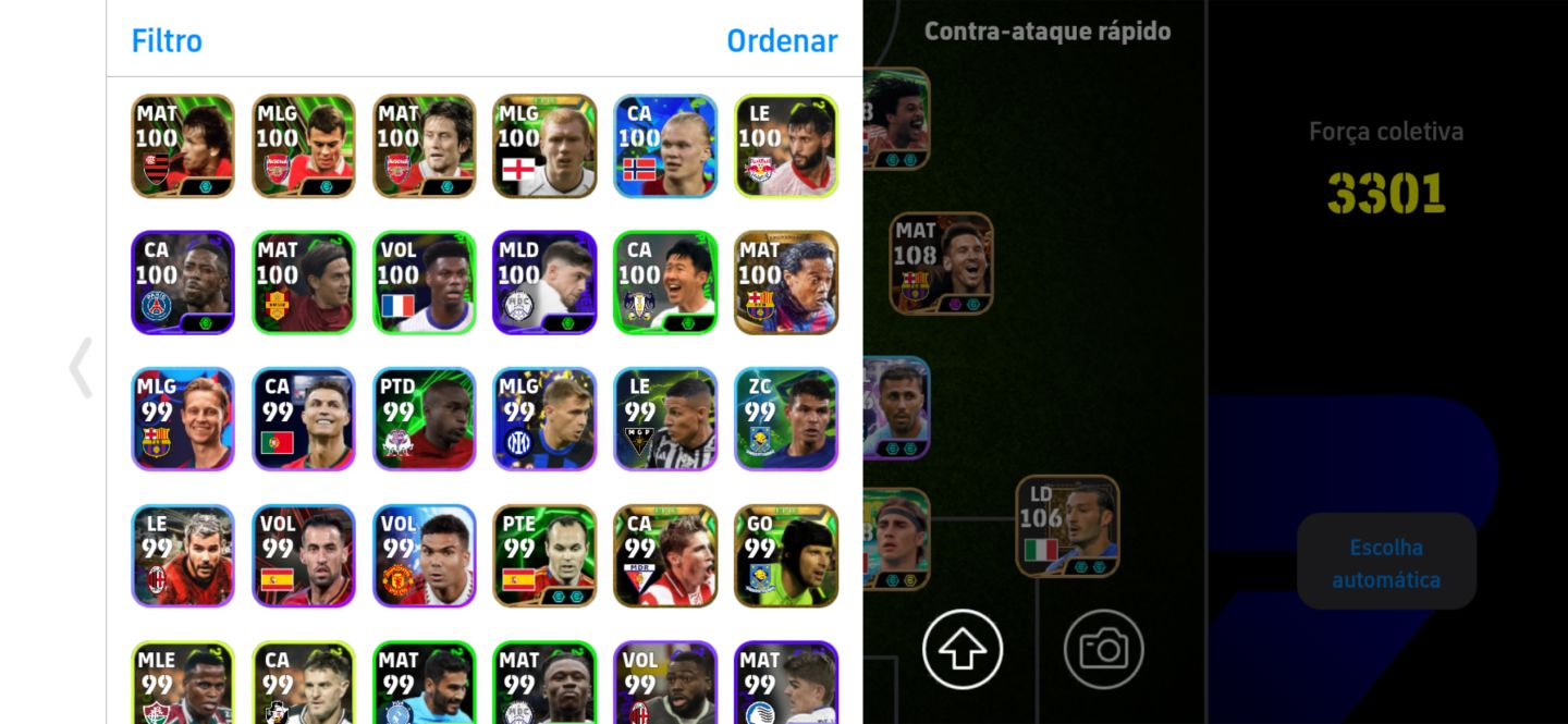 CONTA EFOOTBALL EXTREMAMENTE BUGADA, PELÉ, RONALDINHO 2002, GULLIT E CIA