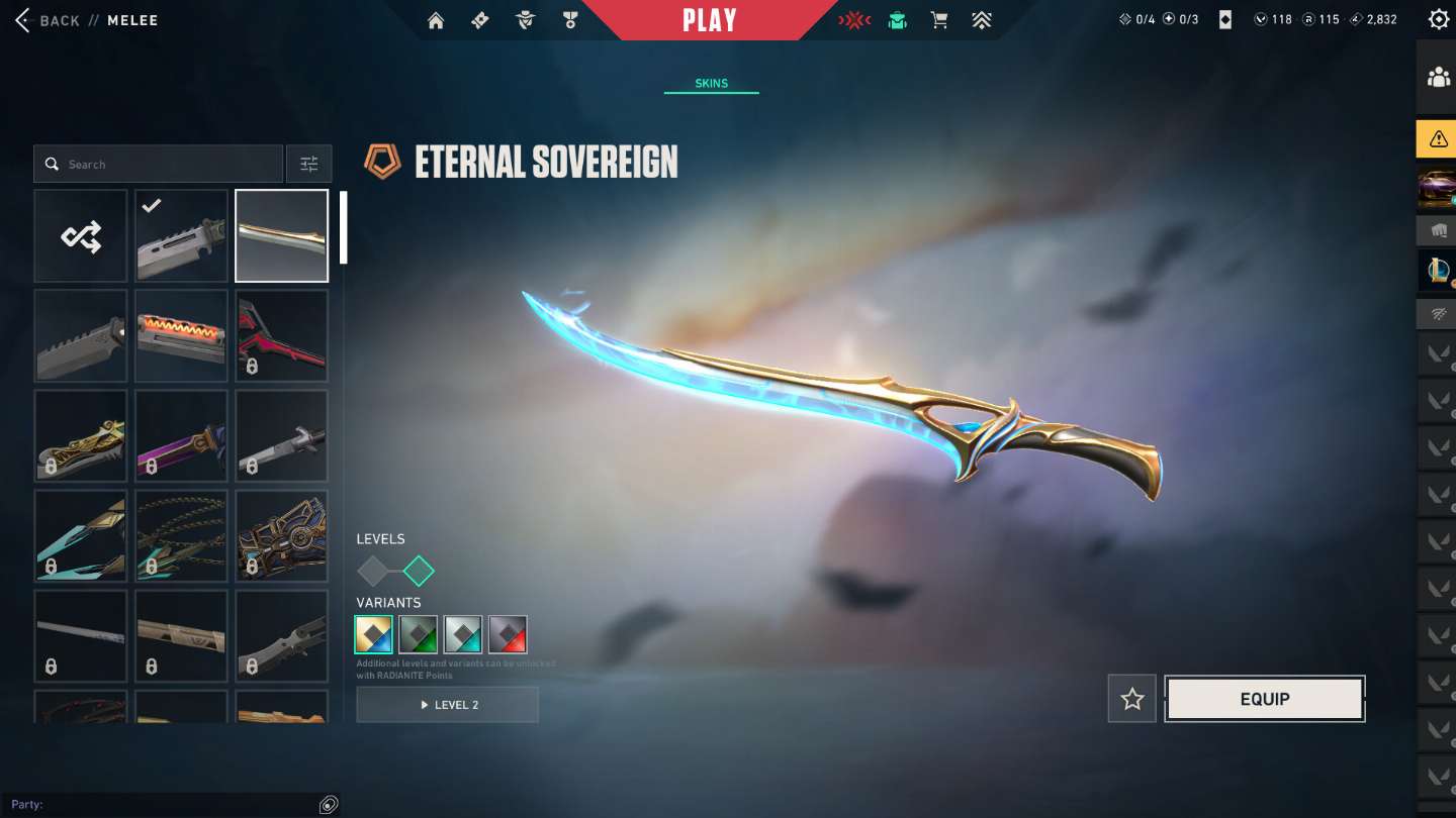 Conta sem elo com bastante skin