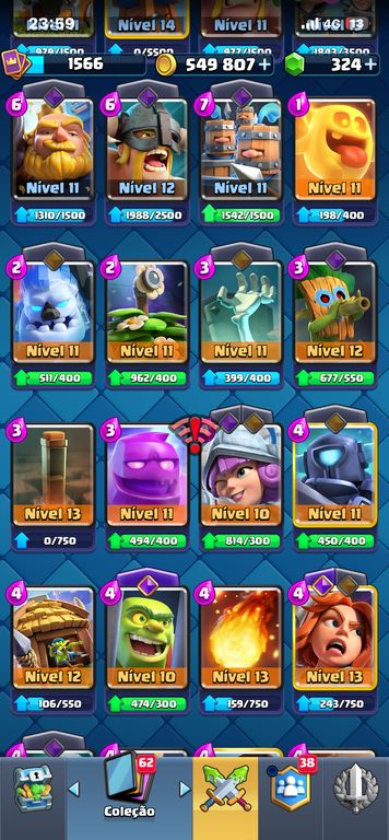 CONTA CLASH ROYALE 10.030 TROFÉUS | QUASE TODAS AS CARTAS | 12 EVOLUÇOES