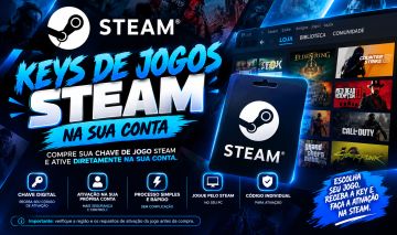 KEYS STEAM ATIVE NA SUA CONTA
