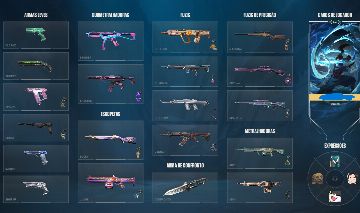 Conta do vava com 40 skins (fora de passe)