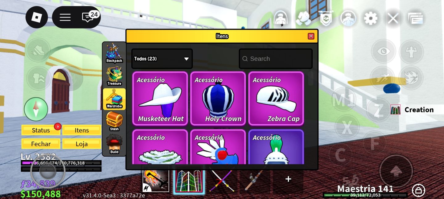 Conta Blox Fruits (Lv. 2582) | Godhuman & Dragon Talon MAX (600) | Cursed Dual
