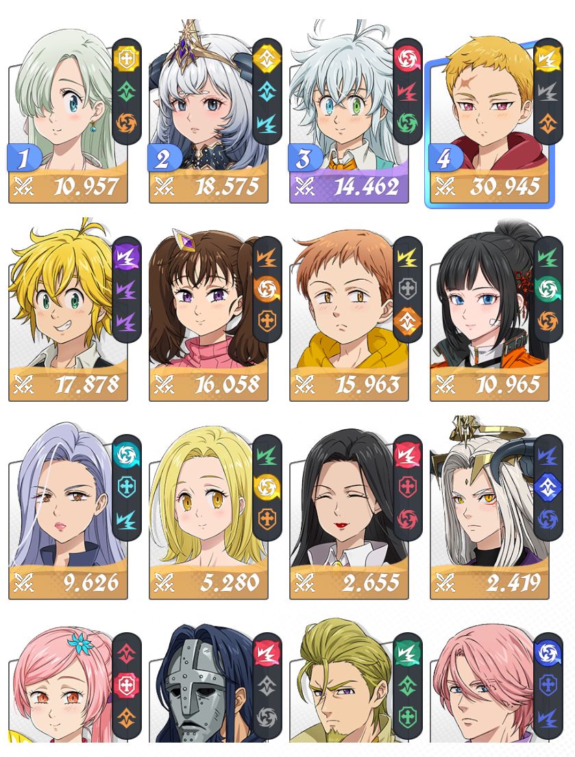 Conta nanatsu origin: lancelot p8+Khala+Elizabeth