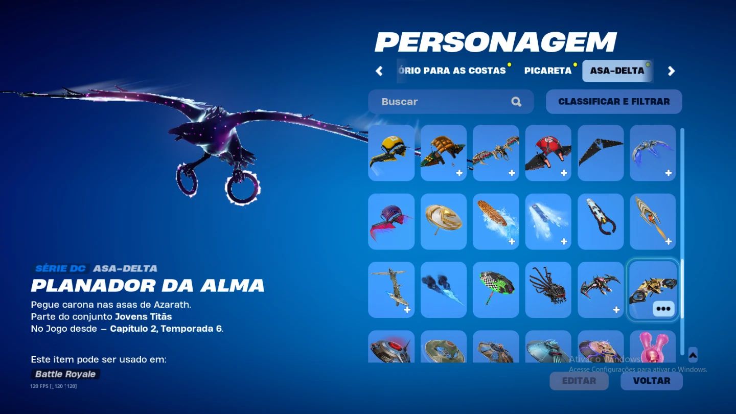 Ótima Conta de Fortnite, com Passes Desde a Temporada 6 do Cap2 Skins Tryhard.