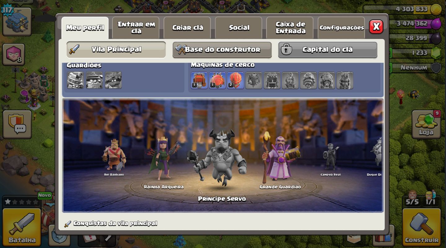 Conta Clash of clans abandonada