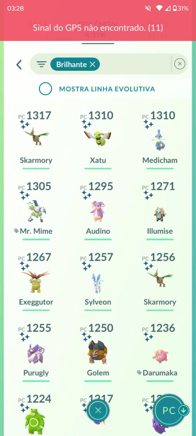 CONTA POKÉMON GO DE 2021 COM MUITOS SHINY