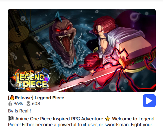 [REALEASE] LEGEND PIECE - PEÇA LENDÁRIA (GAMEPASS) MELHORES PREÇOS (ROBLOX)