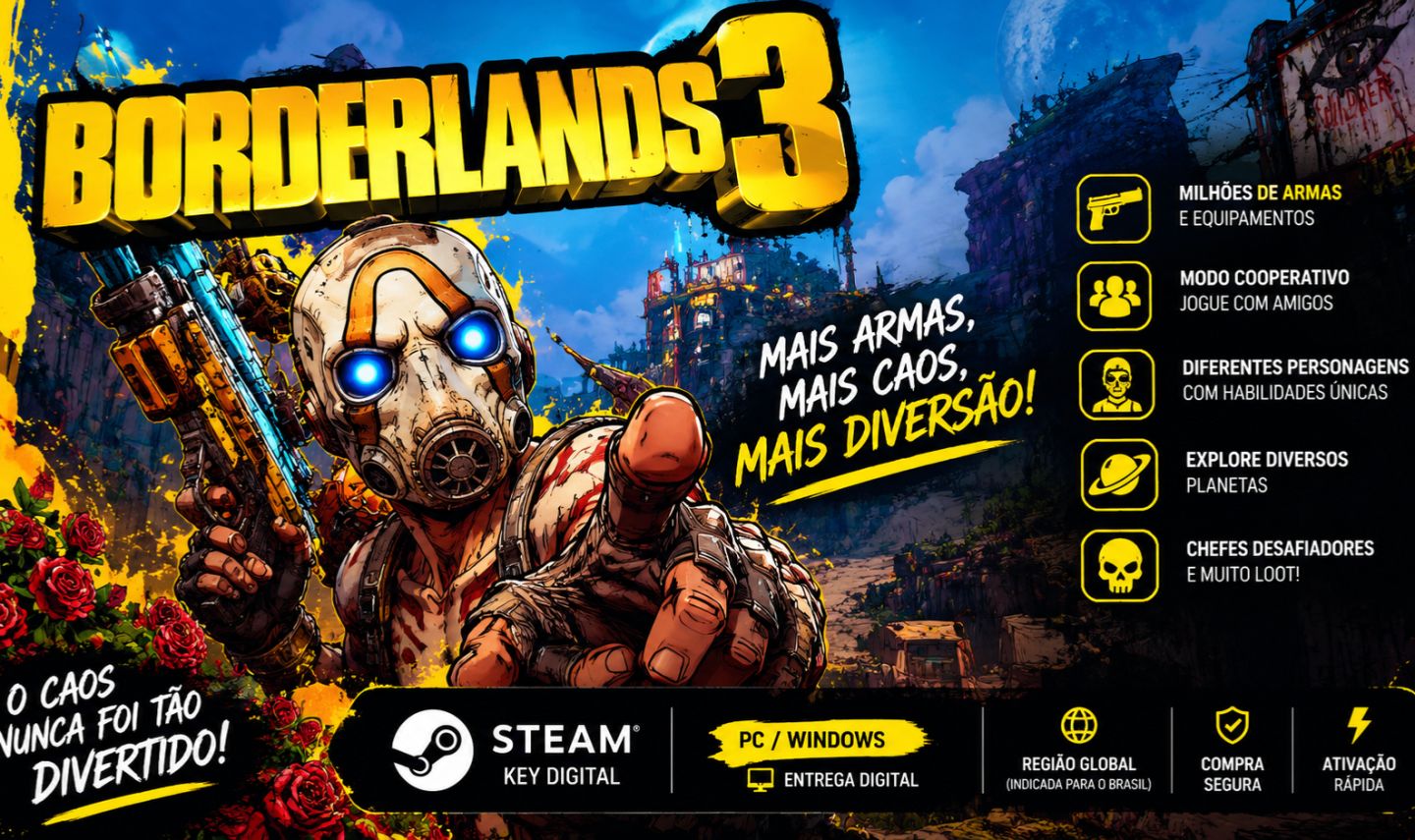 Borderlands 3 Steam Key para PC