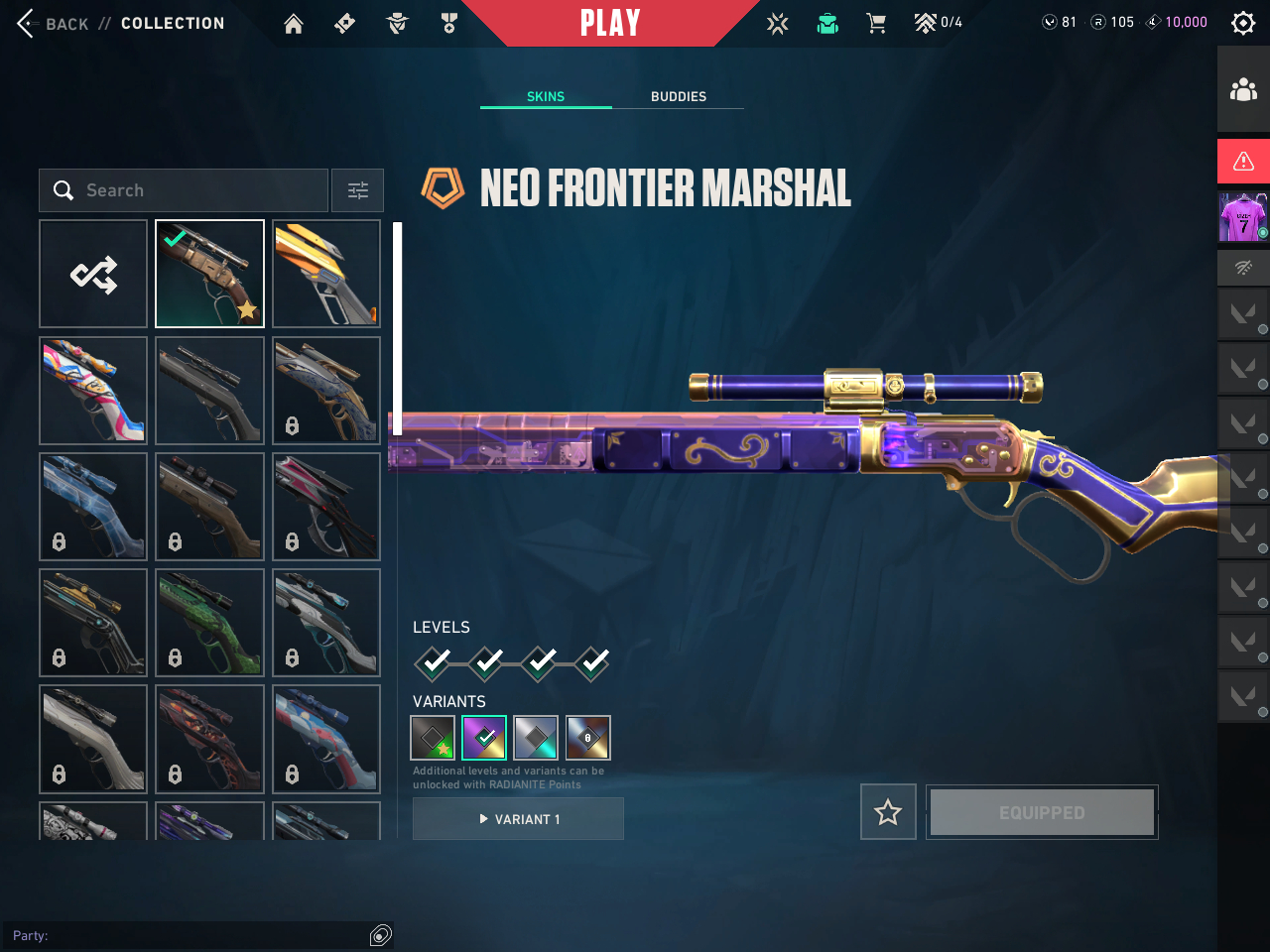 CONTA VALORANT 900 GASTOS, COM MUITAS SKINS BOAS