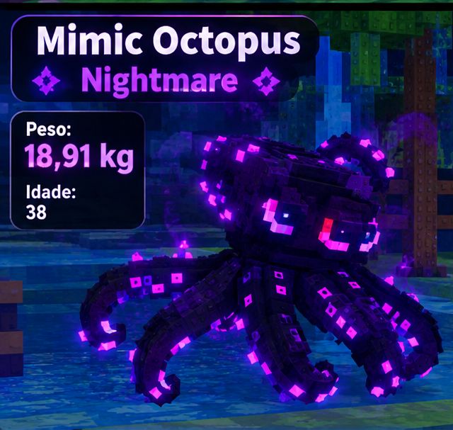 NIGHTMARE MIMIC OCTOPUS 18,91 KG | RARO
