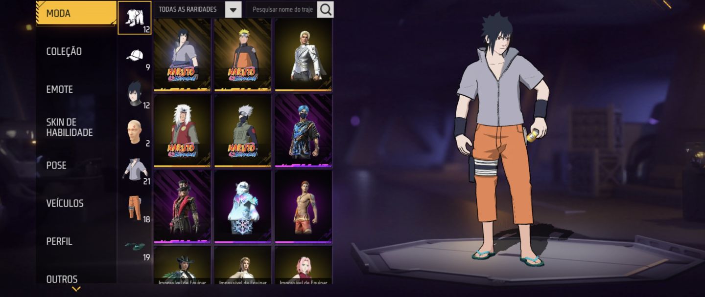 OPORTUNIDADE! CONTA FF INTERMEDIÁRIA BEM EQUIPADA LVL 47