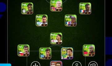 Conta de efootball Full com jogadores da copa do mundo