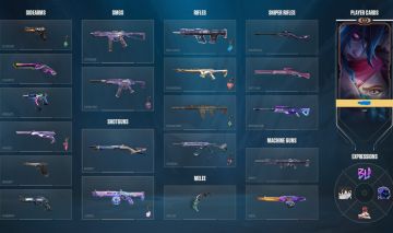 CONTA DE VALORANT COM KARAMBIT SAQUEADORA E KOGITSUNE, E VARIAS SKINS DE VANDAL!