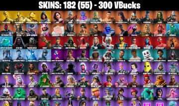 Conta Fortnite com Gold Midas | Gold Brutus | Gold Meowscles e 182 Skins