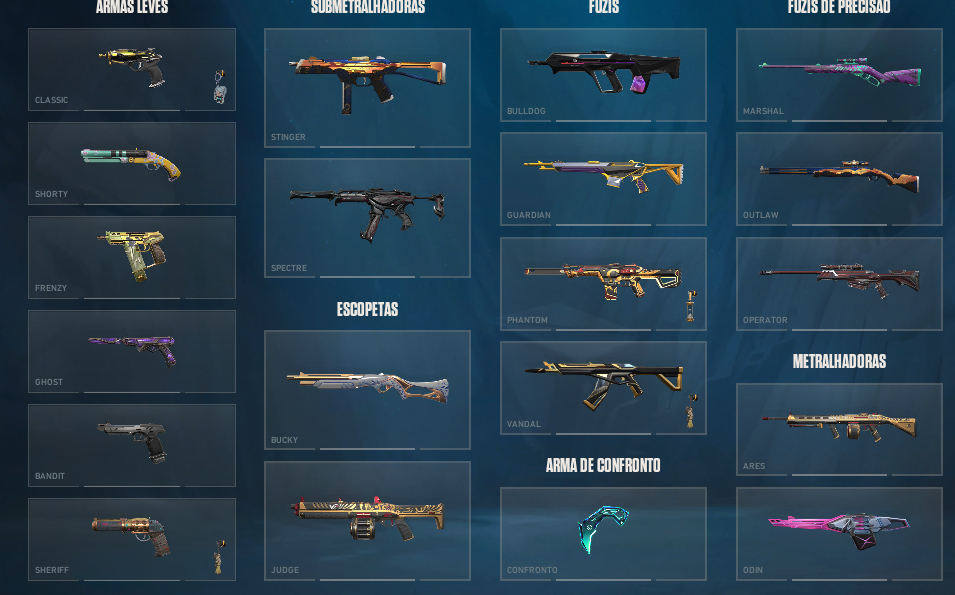 Conta valorant com SHERIF ARCANE, karambit VCT, lvl 402, 2k gastos