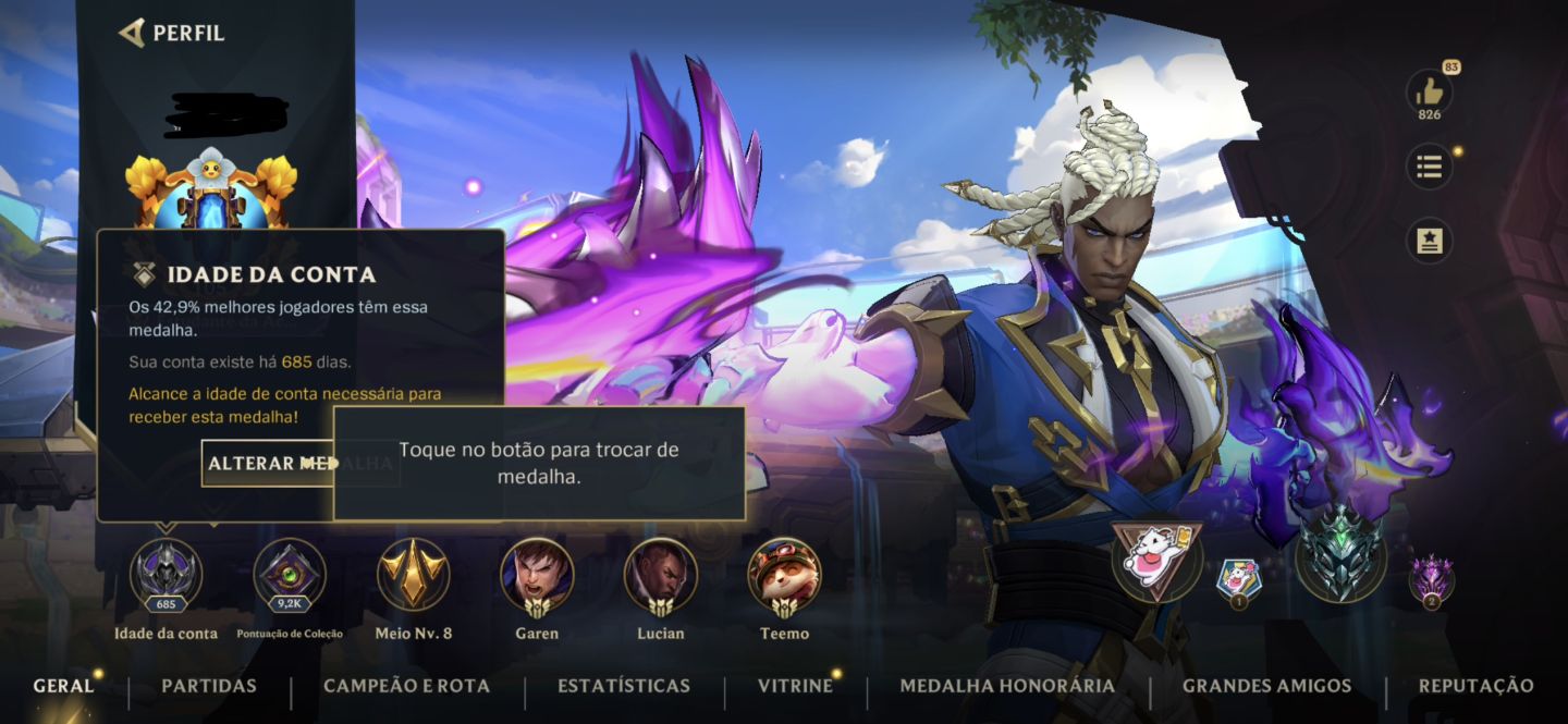 WILD RIFT SMURF PREMIUM COM SKINS RARAS MESTRE EM DUAS TEMPORADAS