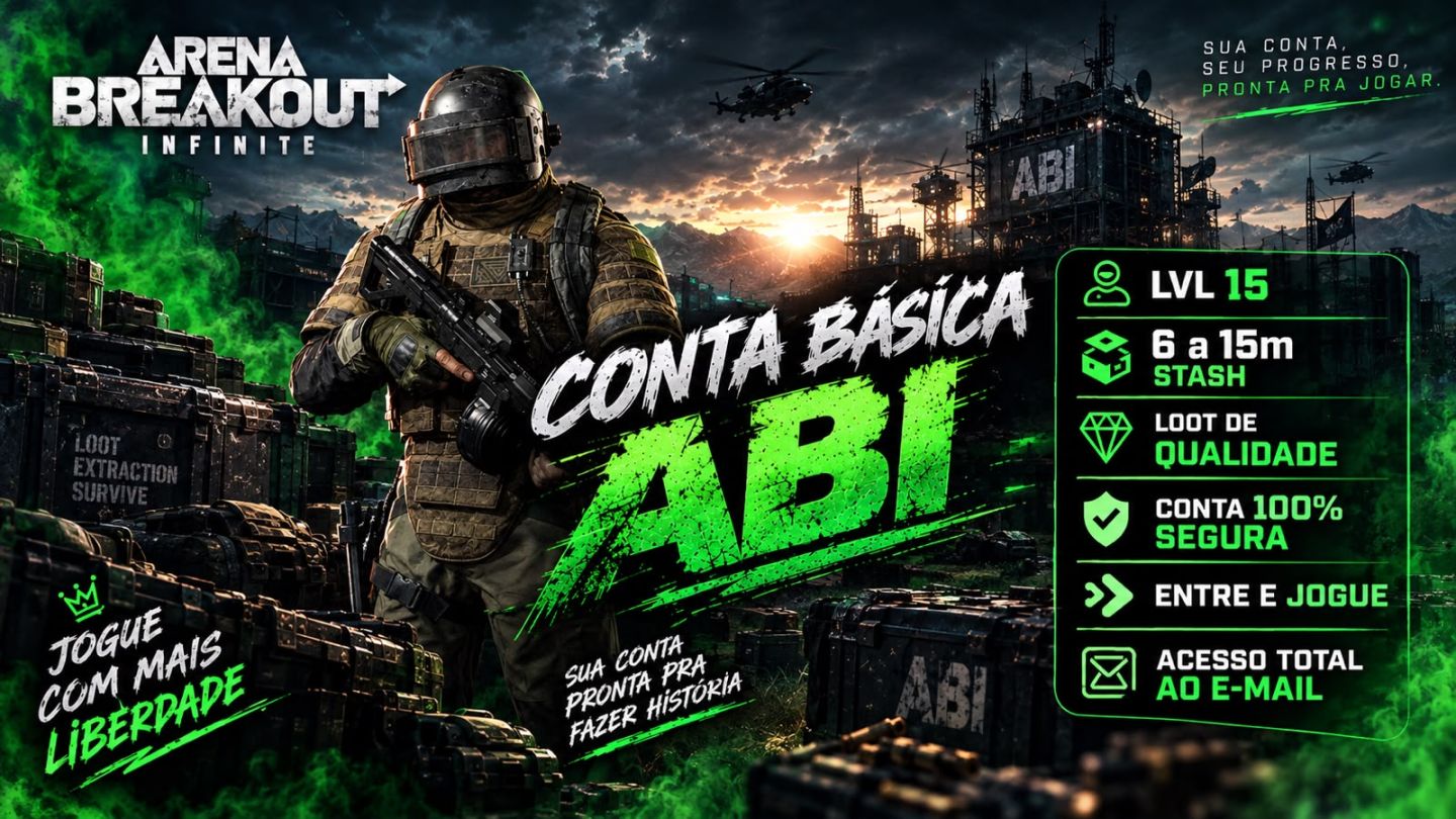 CONTA ARENA BREAKOUT PC - LVL 15 | 6M A 15M DE STASH