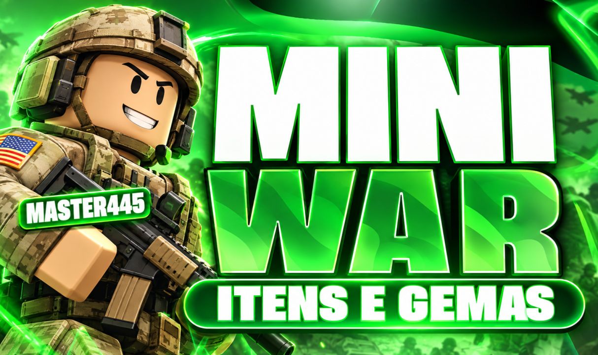 [1M DE GEMAS POR R$ 20!] GEMAS E ITENS MINI WAR! - ENTREGA RÁPIDA