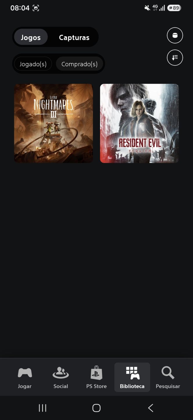 CONTA PSN COM RESIDENT EVIL REQUIEM