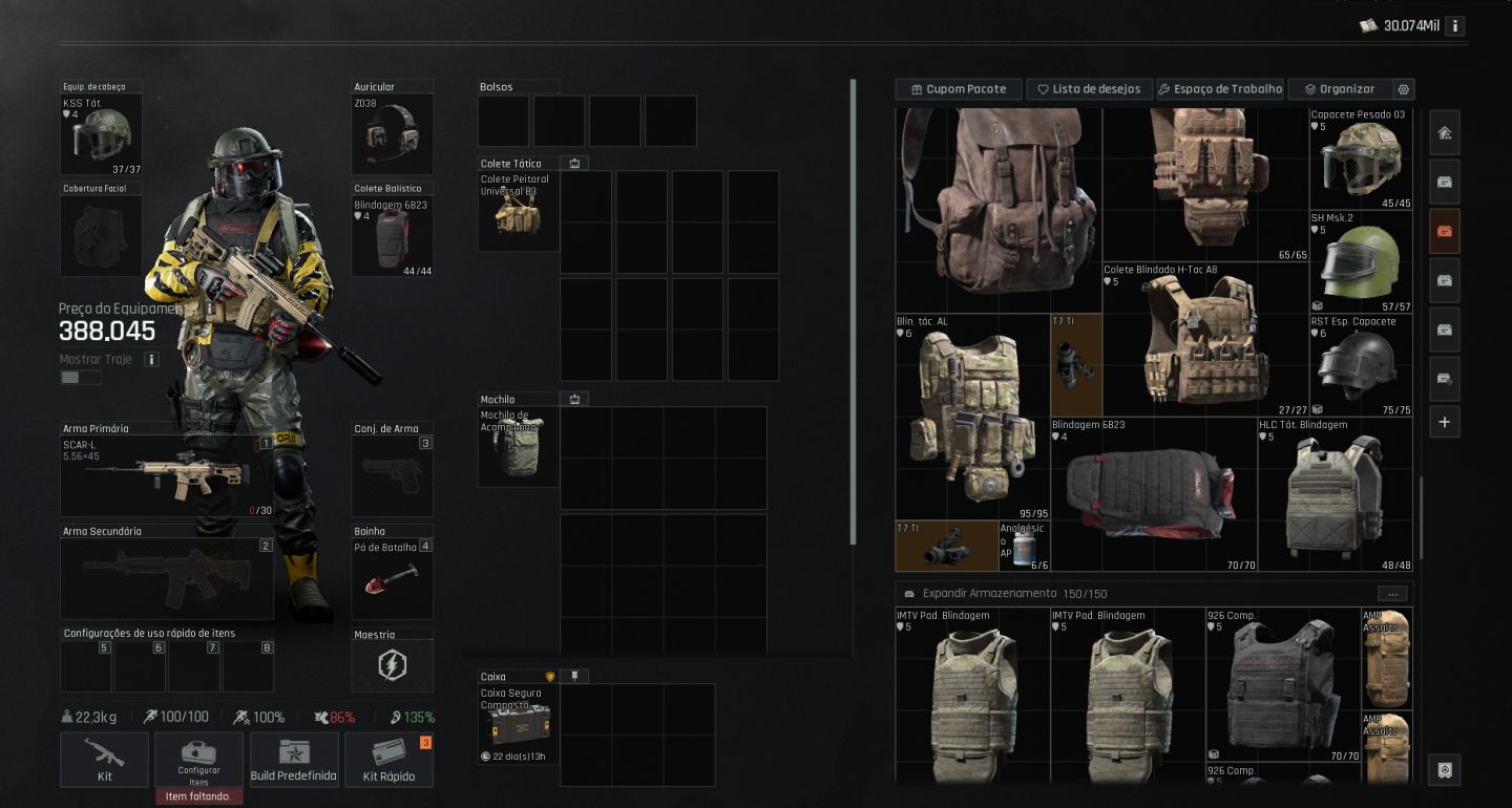 Conta Arena Breakout Infinite Pc - Full Acesso - 79M Stash 30M em Koens