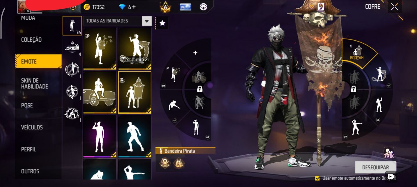 CONTA PRIME 6- 6 EVOLUTIVAS - 24 PASSES INCLUINDO MANO MAX - 2 PUNHOS - 7 ANOS!