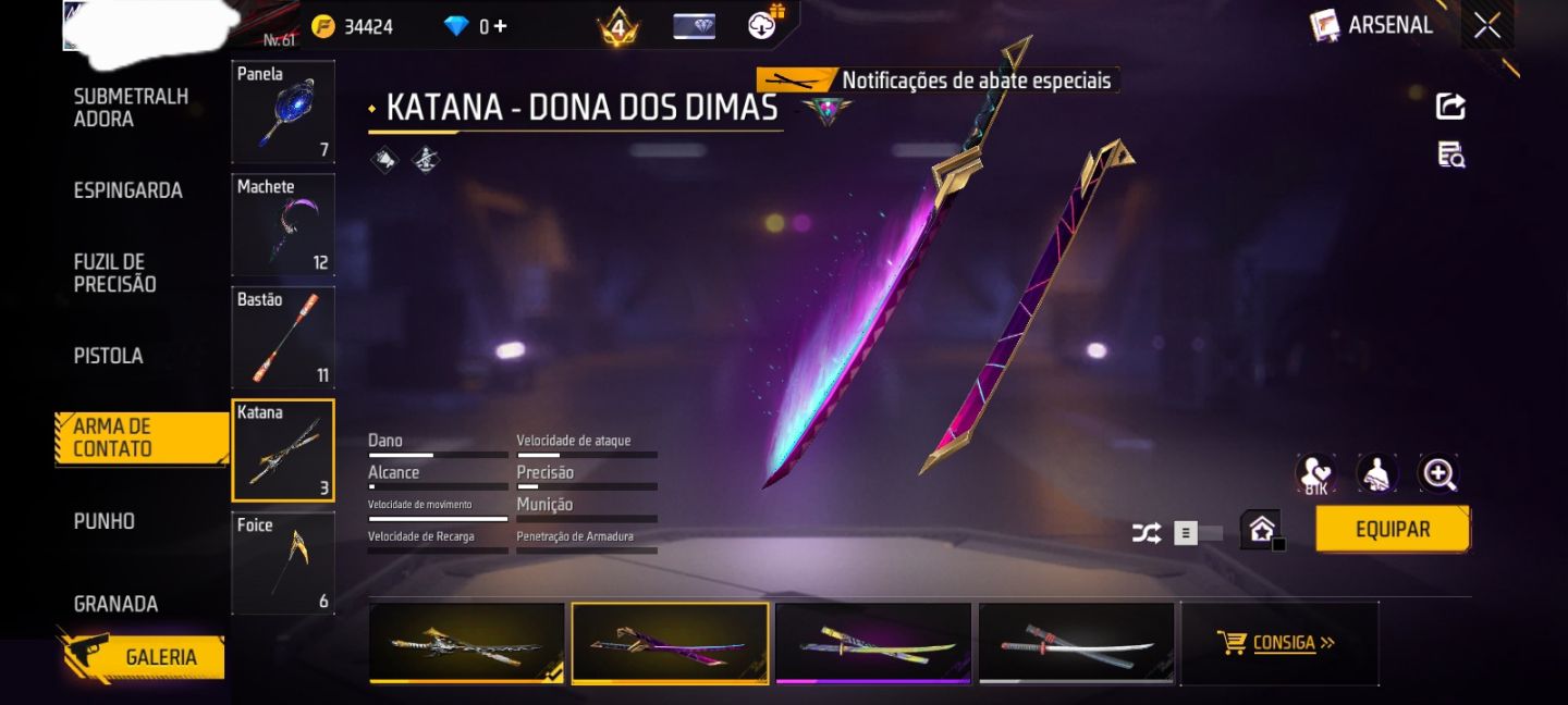 CONTA FREE FIRE NV 61
