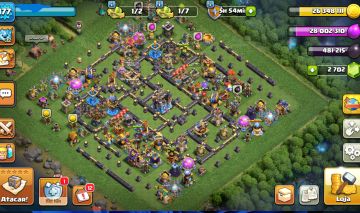 Conta Clash of Clans CV 18 - bem upada