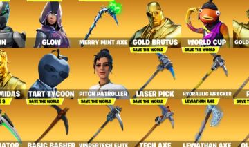 Conta com glow+minty+machado do kratos+skins og