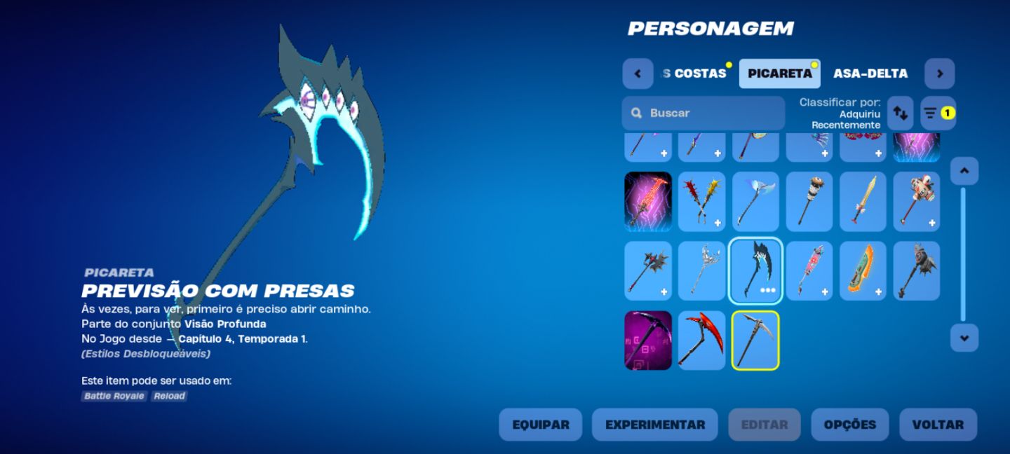 Conta epic games e fortnite com várias skins/ Power Rangers