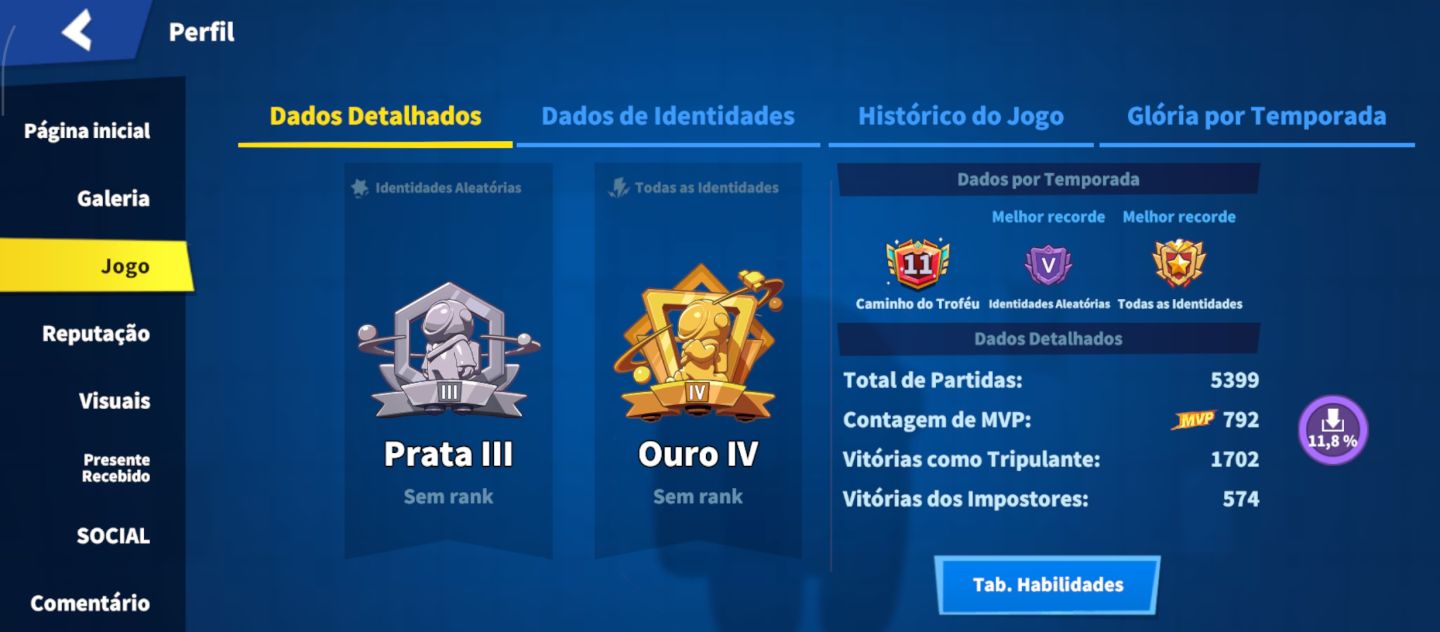 Conta Super Sus Antiga rara e gemada, com Passes