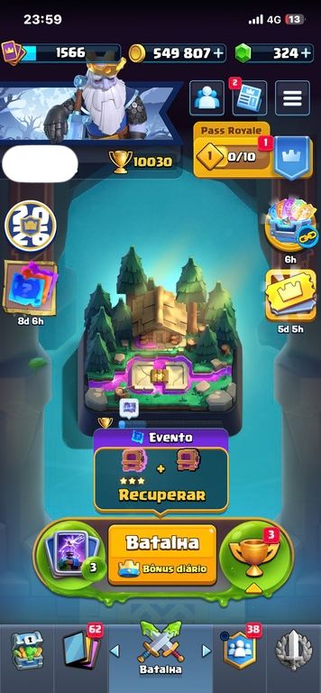 CONTA CLASH ROYALE 10.030 TROFÉUS | QUASE TODAS AS CARTAS | 12 EVOLUÇOES