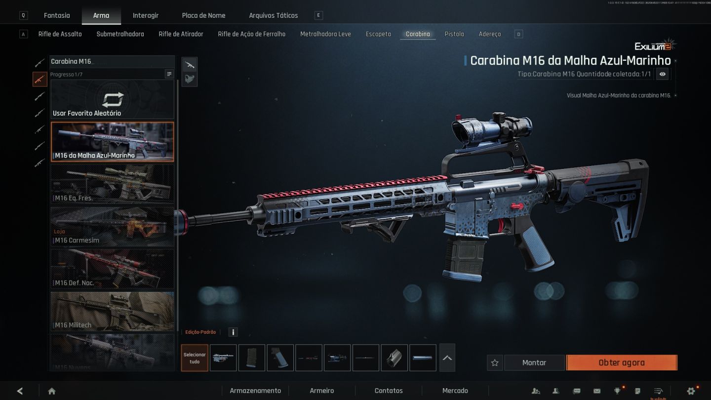CONTA Arena Breakout Infinite - Total 55 M | Skin Armas | Acesso total - N32