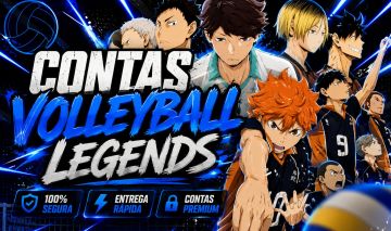 (PROMOÇÃO LOJA NOVA) Contas com Secreto | Entrega rápida Voleybal/Haikyu Legends